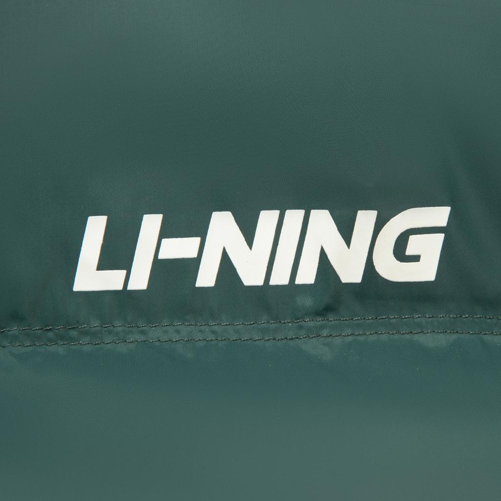 Li Ning Sports Lifestyle Series American Casual Fashion Simple Solid Color Versatile Comfortable Warm Stand Collar Zipper Short Down Jacket AYMV427-7