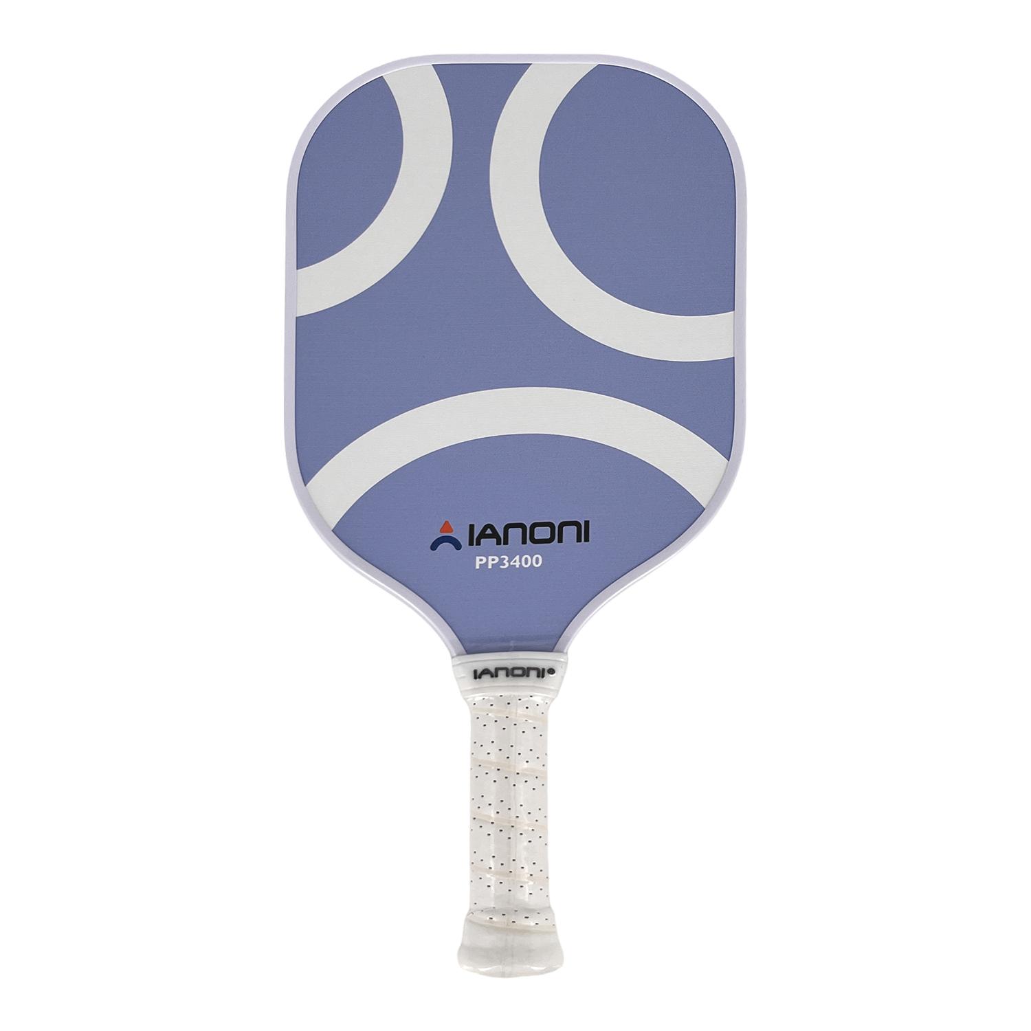 IANONI SPORTS PP3400 Carbon Fiber Fiberglass Pickleball Paddle