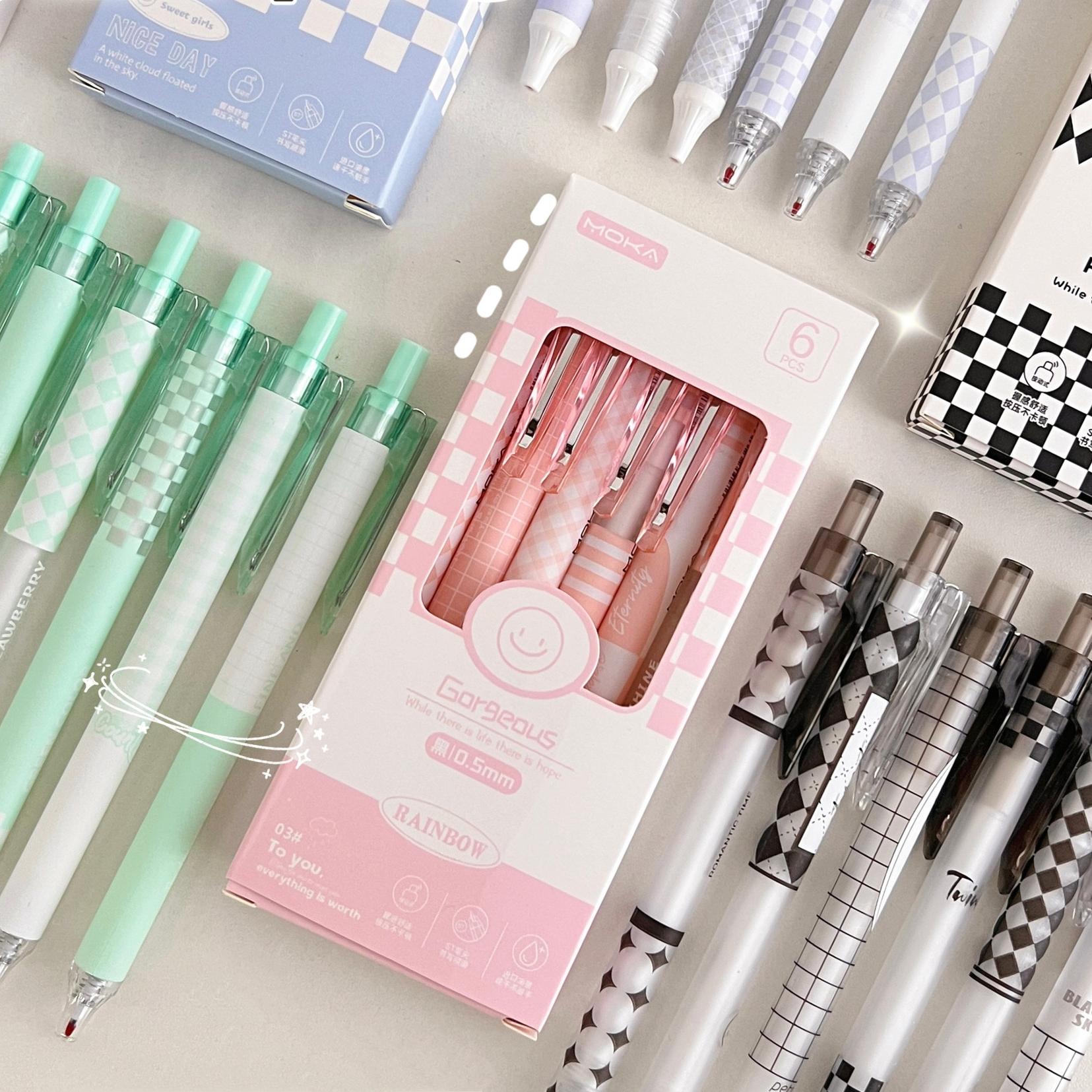 Набор из 6 гелевых ручек для шахматной доски — фото 3