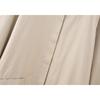 Womens Fashion Long Bomber Jacket Solid Color Loose Fit Street Style Outerwear