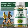 Capsule molli di olio di origano ad alta concentrazione, 6000 mg di estratti vegetali naturali, delicate e facilmente assorbibili, adatte sia per uomini che per donne.