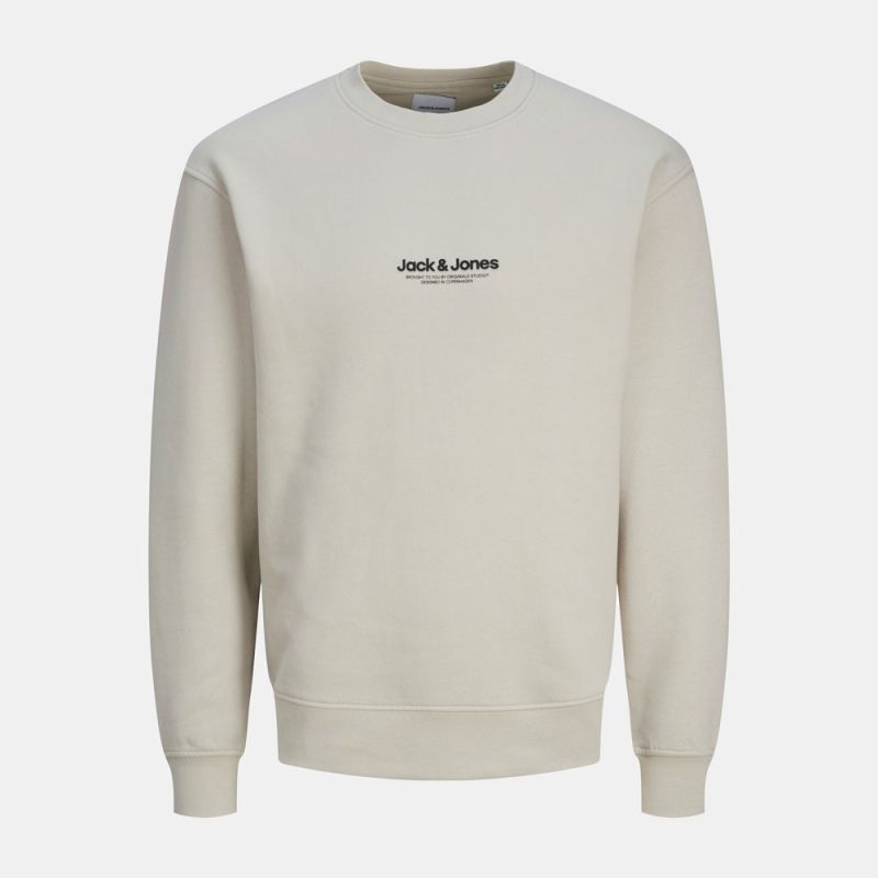 Soft Sweat Crew Neck Cotton Blend Vesterbro Long Sleeve Men JACK & JONES