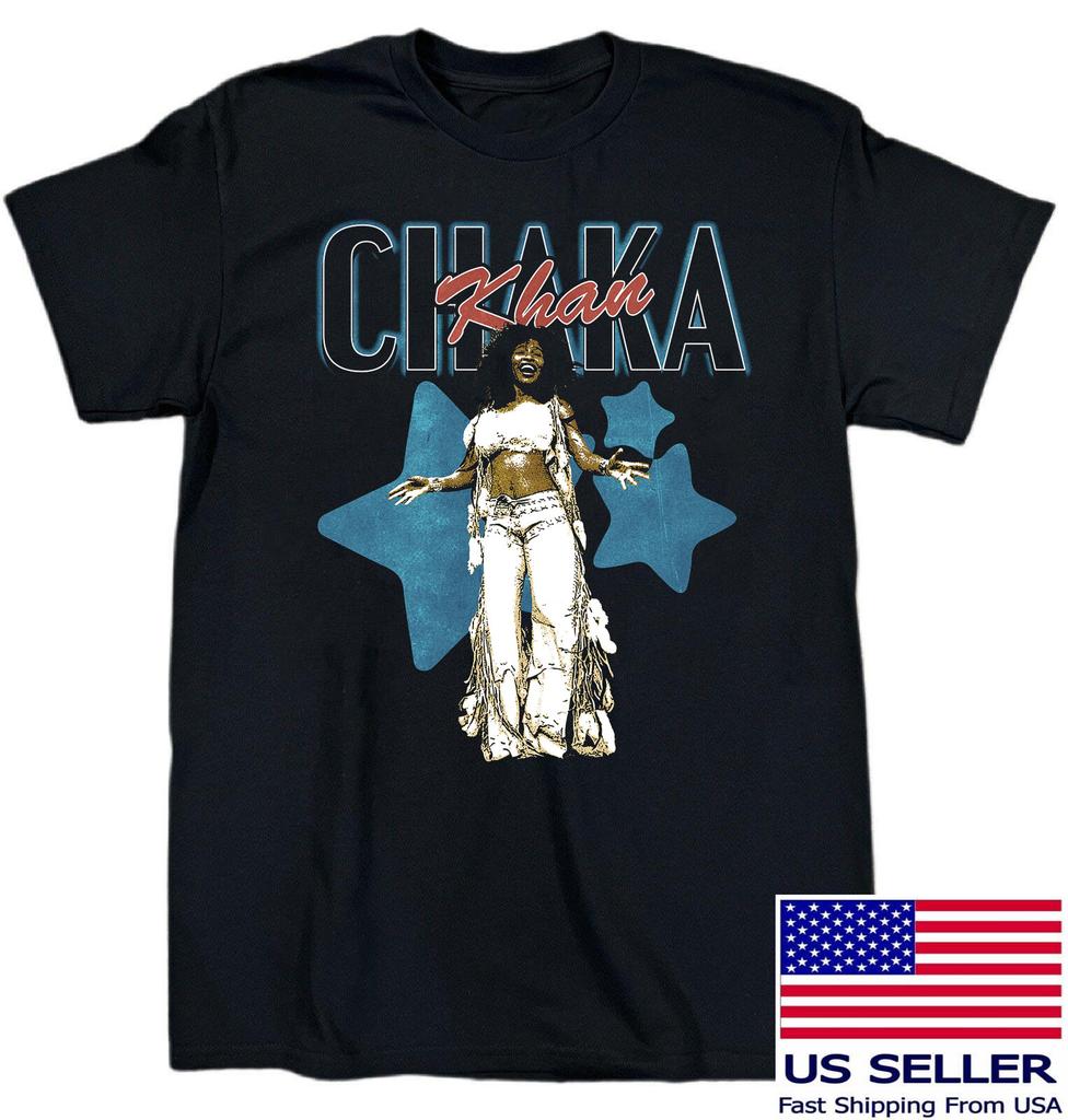 Chaka Khan Live In Tour Heavy Cotton Black S-5XL T Shirt EN873
