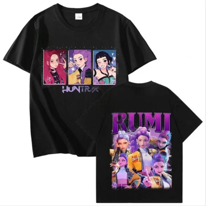 T-Shirt Female Cartoon Printed T-Shirt Fashion Short Sleeve T-Shirt Comfortable Casual Clothing Top T-Shirts Girls