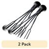 2 Pack Toasting Forks 20in Nickel Plated Roasting Skewers Lightweight Campfire Marshmallow BBQ Tools Perfect Outdoor Cooking