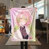 1PC Demon Slayer Print Flannel Blanket, High Quality All Seasons, Home Decor, Warmth and Comfort, Perfect for Christmas Gifts
