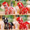 Chinese Zodiac Horse Plush Toy With Pp Cotton Filling Gift For New Year Celebrations