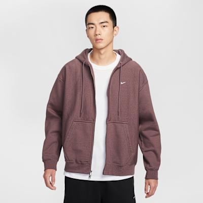 Nike Solo Swoosh Men s Full-Zip Fleece Hoodie L