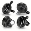 1pc Premium Aluminum Bike Bell - Classic Black High-Pitched Sound | Durable Easy Installation for All Bicycles