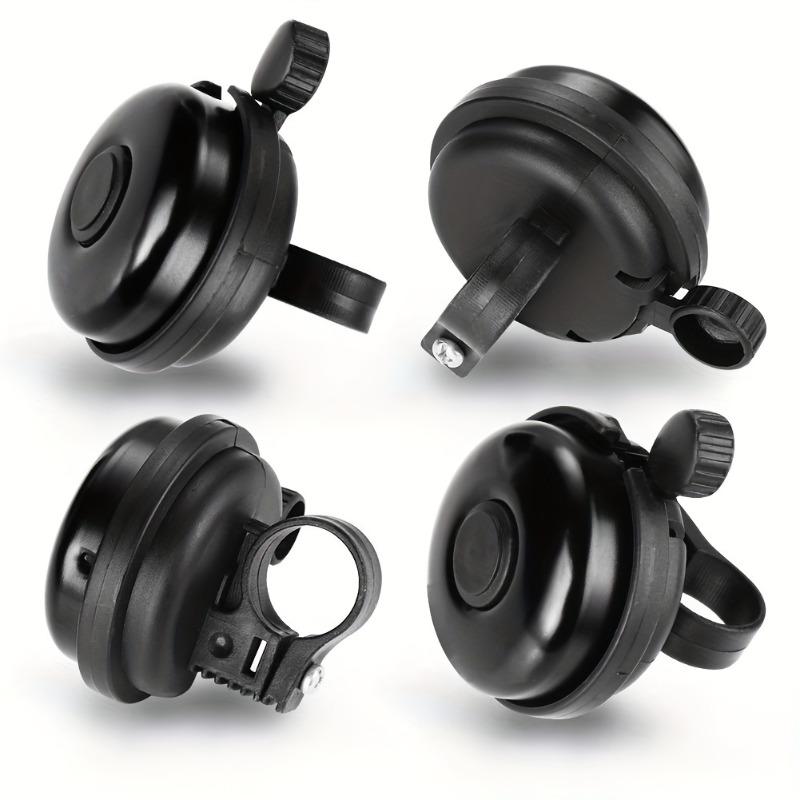 1pc Premium Aluminum Bike Bell - Classic Black High-Pitched Sound | Durable Easy Installation for All Bicycles