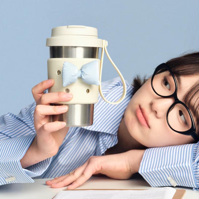 HOLOHOLO 316L Stainless Steel Insulated Straw Tumbler