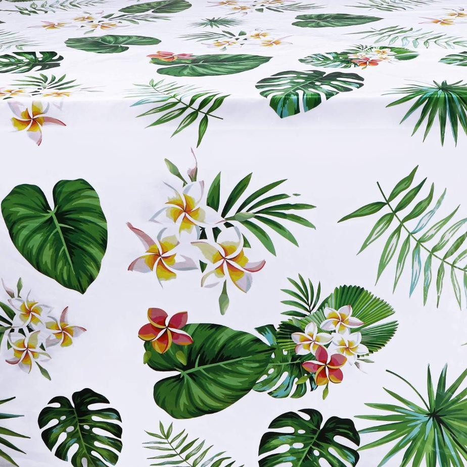 Hawaii Turtle Leaf Pool Party Tablecloth, Summer Birthday Decor