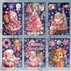 New PVC Window Stickers Snowflake Santa Claus Xmas Decal Reindeer Glass Windows Decor Christmas Stickers Window
