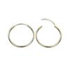 European Style Polished Stainless Steel Hoop Earrings for Women, Thin Small & Large Niche High-End Design Accessories.