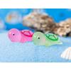 Colorful Luminous Resin Turtle Ornaments For Cartoon Style Tabletop Decorations