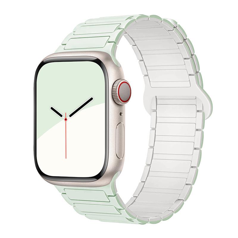 Compatible Silicone Magnetic Strap for Apple Watch Series 8/9 & S10