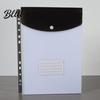 Department File Folder 3Pcs 11 Hole A4 with Snap Button Colorful Document Organizer