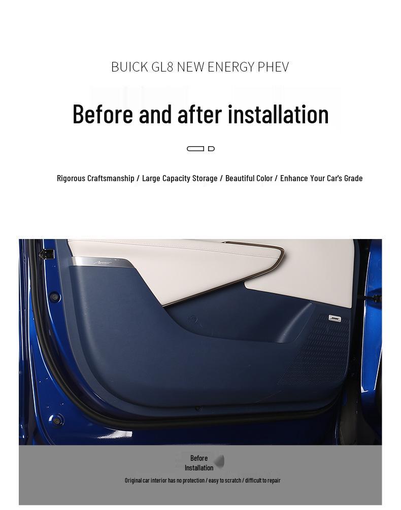 Buick GL8 Lu Zun PHEV/ES 2024-25 Door & Seat Anti-Kick Mats