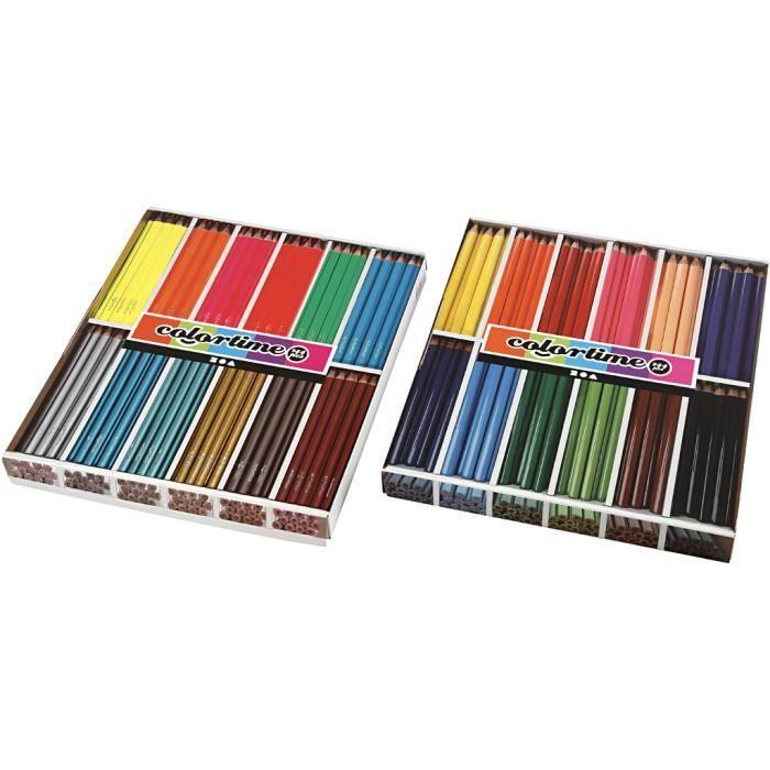 Thick, Triangular, Quality Colored Pencils. Ref 38075