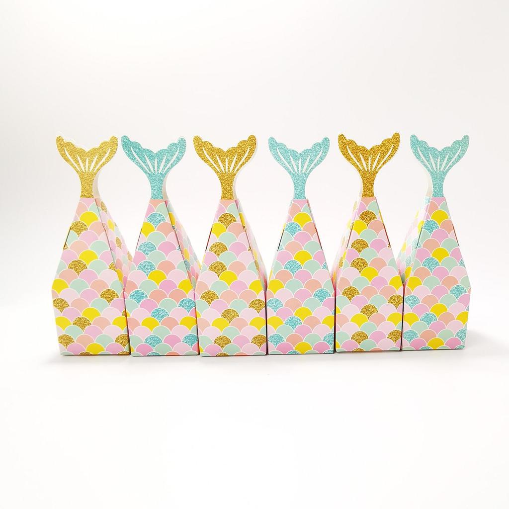 Mermaid Fishtail Wedding & Birthday Candy Gift Box
