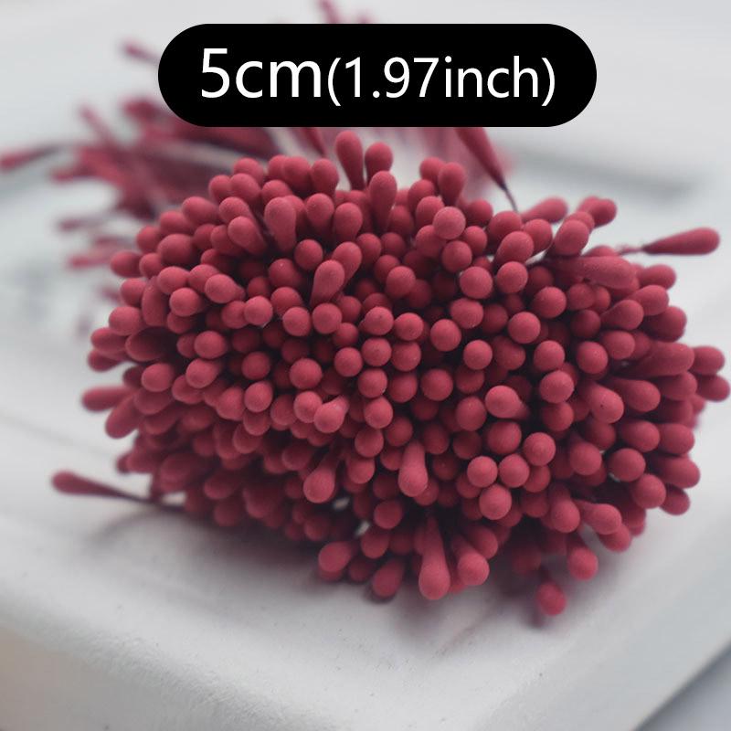 400 Stück 2mm Moulti Optionen Künstliche Blume Staubfäden Mini Perle Floral Stempel Für Blumenarrangements und DIY Herzen Heimdekoration