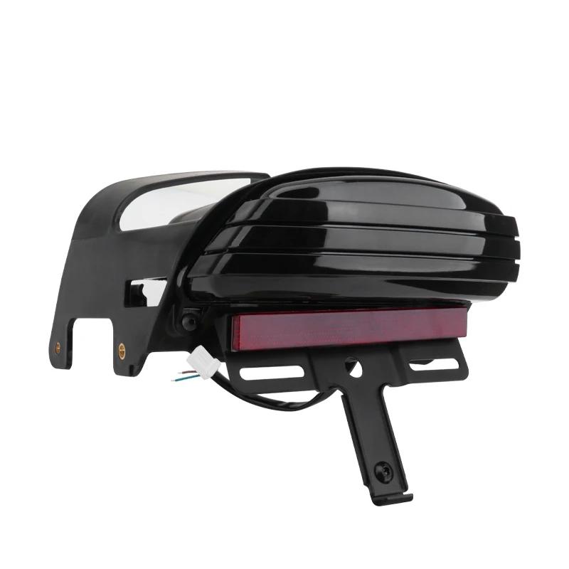 For Harley Davidson Dyna Fat Bob FXDF 2008 2009 2010-UP Motorcycle Tri-Bar Mudguard LED Tail Light Brake Lights Turn Signal Lamp