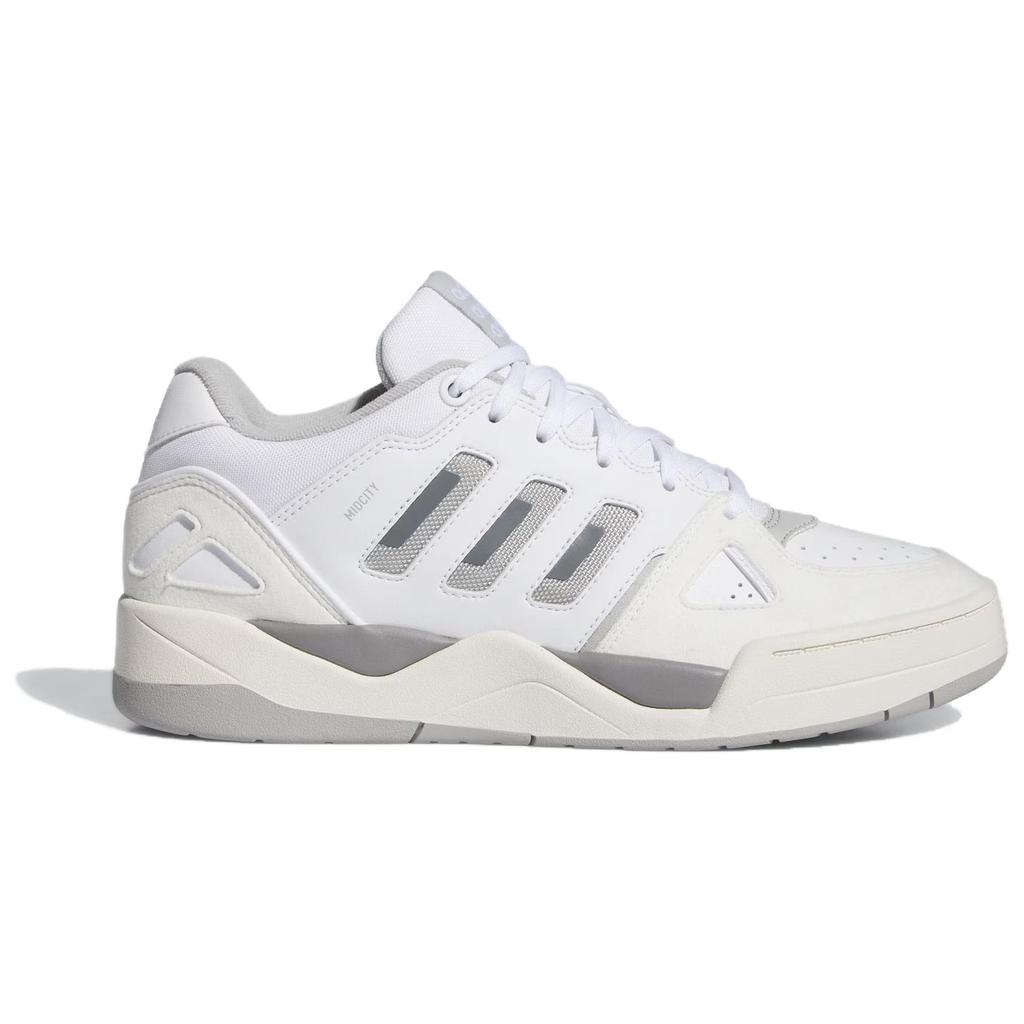 adidas Midcity Low Top Basketball Shoes Men's White IF7187