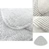 Ultra-absorbent White Chenille Replacement Mop Pads For Vileda Steam Mops