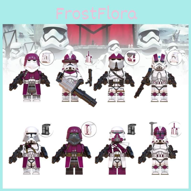 Colorful Plastic Clone Engineer Paratrooper Building Blocks For Kids Educational Toy