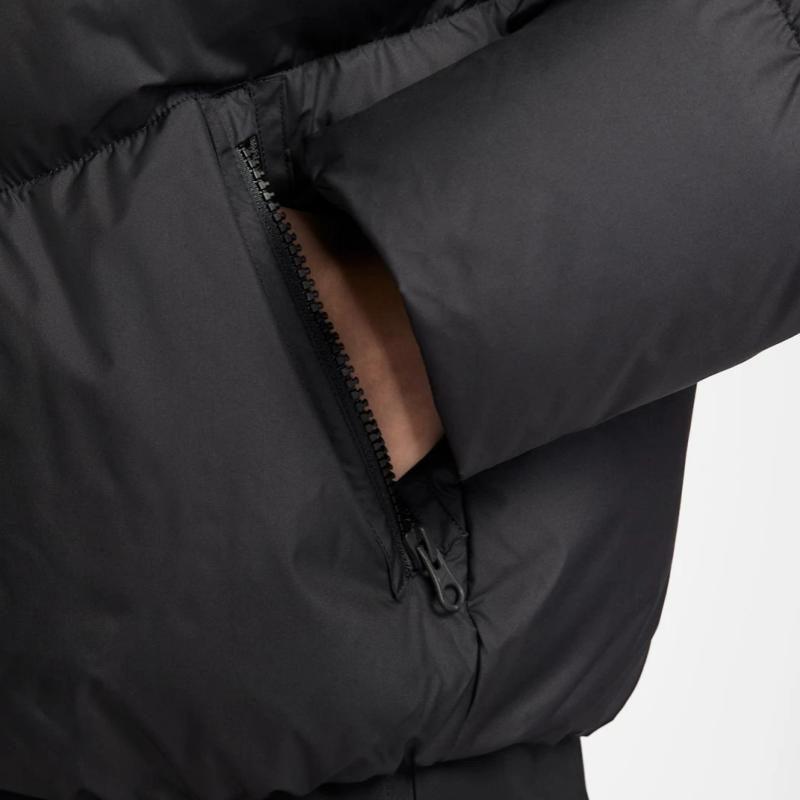 Nike Down Jackets Women's Black Stand Collar Moderate IB2964-010