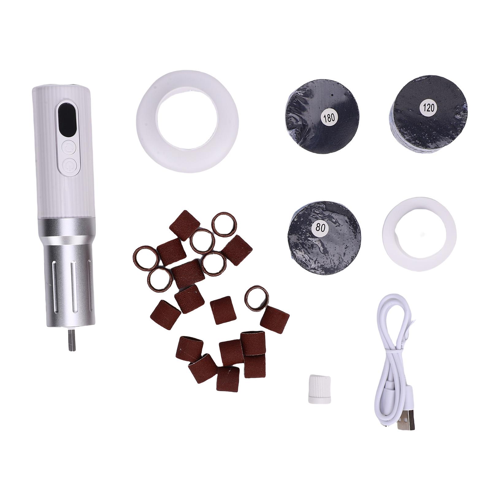 Electric Foot Callus Remover Professional Pedicure Tools Electric Foot Filer Kit with 30 Pcs Sandpaper Discs 20 Pcs Sanding  s
