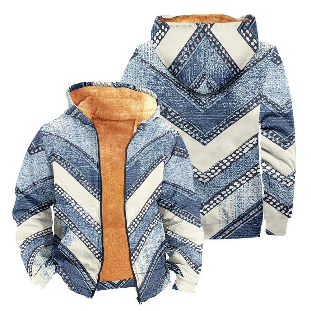 

Мужское бархатное пальто с длинным рукавом и карманом Fashion Plus XXXXL тёмно-синий