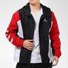 Jordan Windbreaker Casual Sports Splicing Hooded Training Logo Woven Jacket Men Outerwear Black DQ8642-010