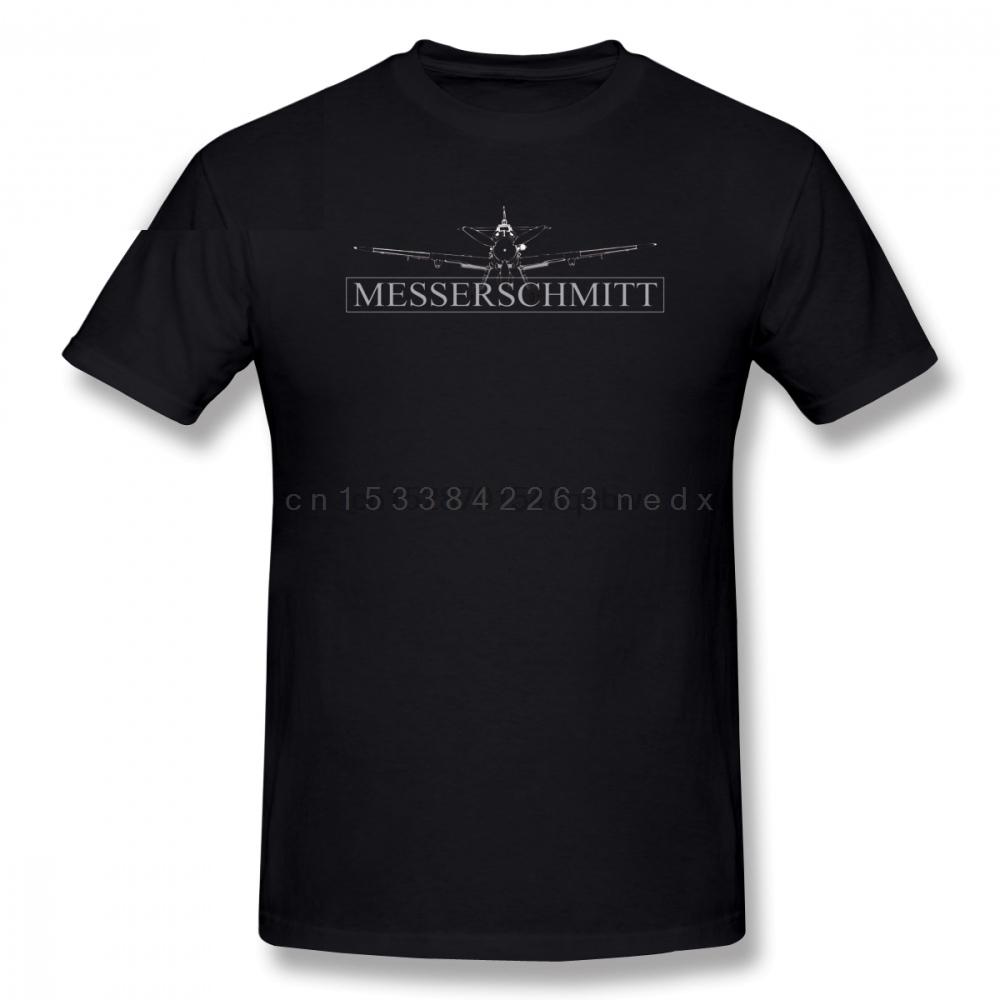 T-shirt Luftwaffe da uomo T-shirt Caccia Messerschmitt BF 109 T-shirt Classica Oversize Grafica