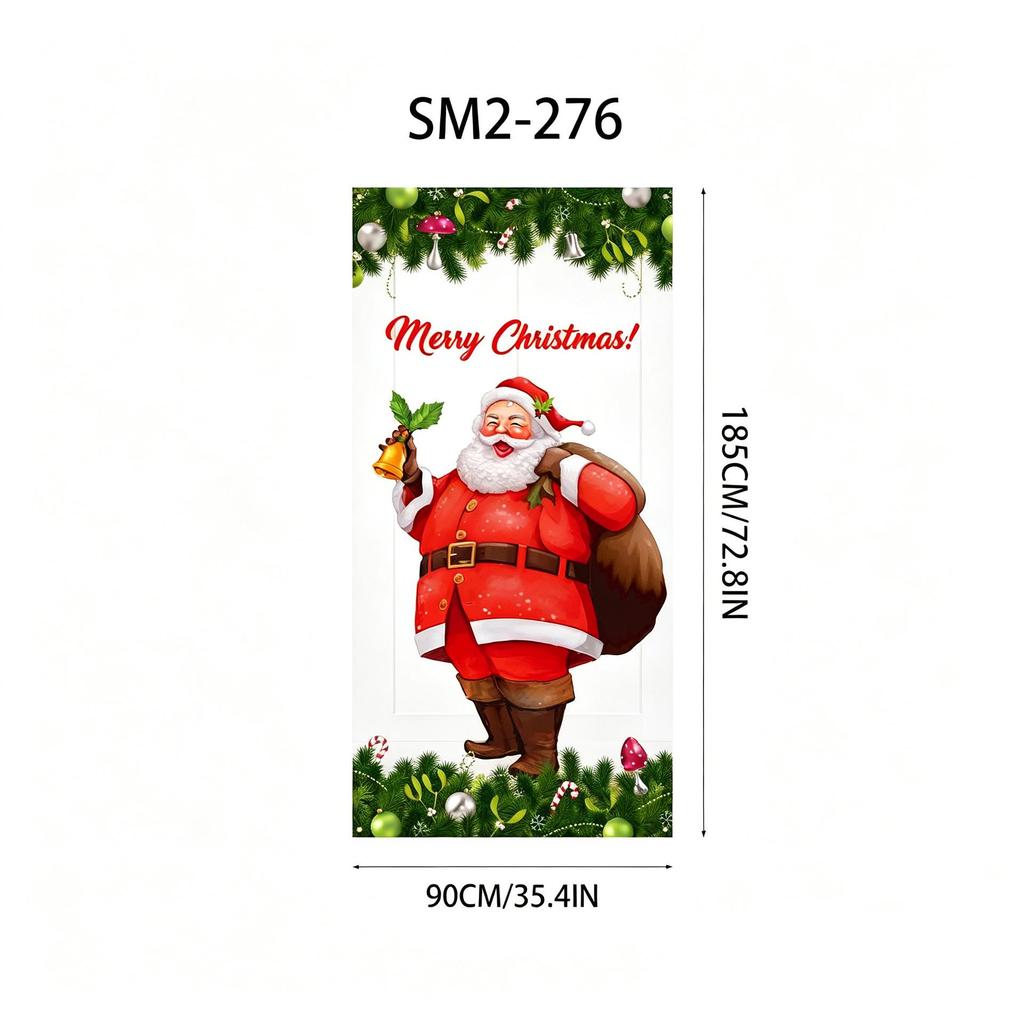 Santa Claus Christmas Hanging Cloth Background Decoration