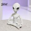 Alien Figurine 3D Printed Model Funny Yoga Zen Statue for Creative Desktop Ornament Room Meditation Space Living Office Decor Gift Sci-Fi