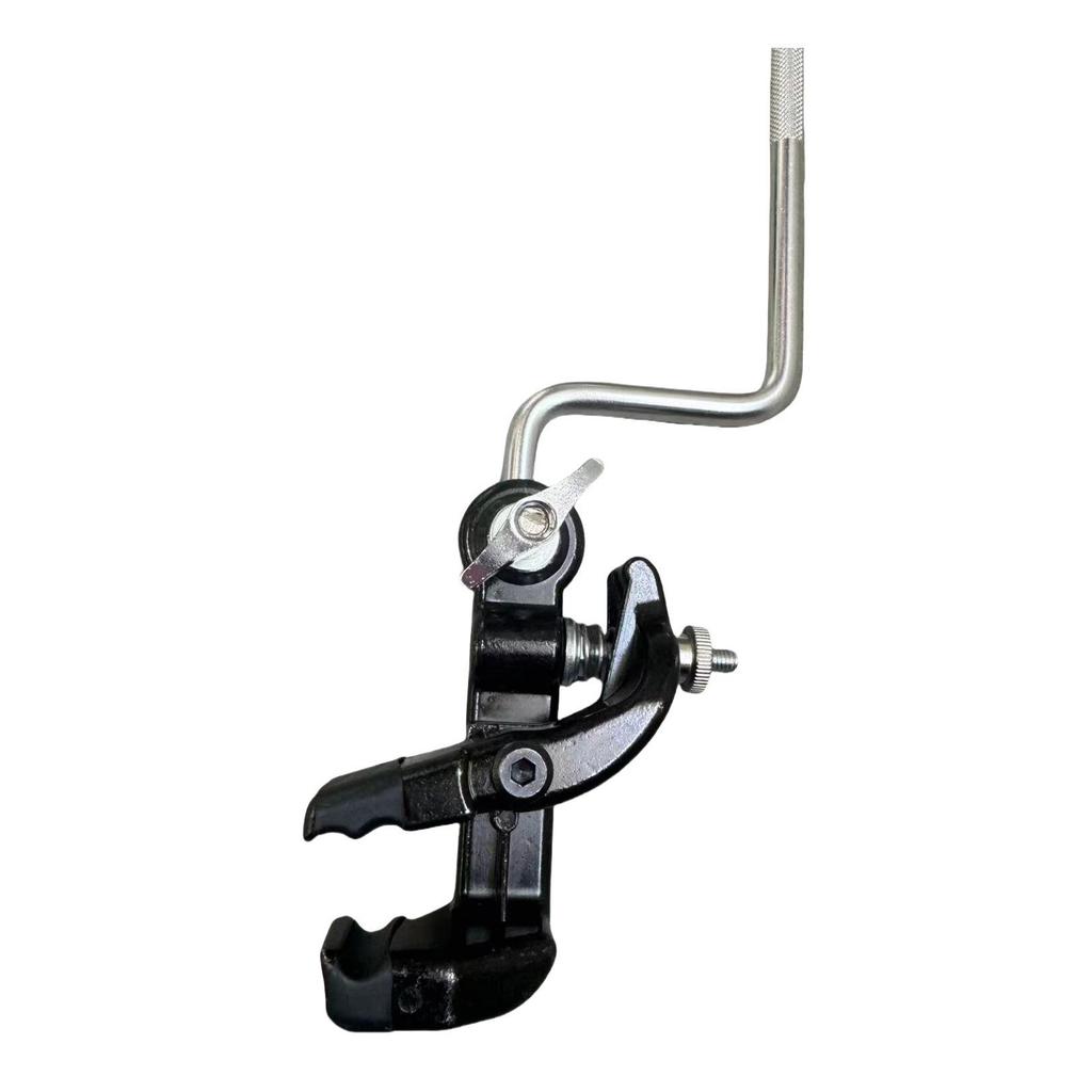 Rack Tom, Snare Drum, Cowbell, Alligator Clip Mount: Multi-Accessory Clamp for Drum Hoops and Rims