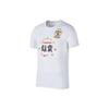 T Shirts Men's White Crew Neck Moderate Straight Fit AR4930-100