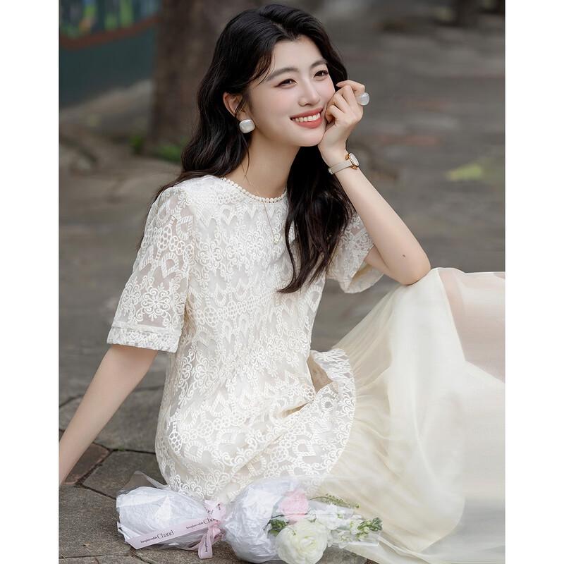 Demana Stickerei-Puppe Kleid Süßer Stil