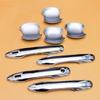 Chrome Car Door Handle Cover + Bowl Cup Trims For -2024 Toyota Corolla Cross