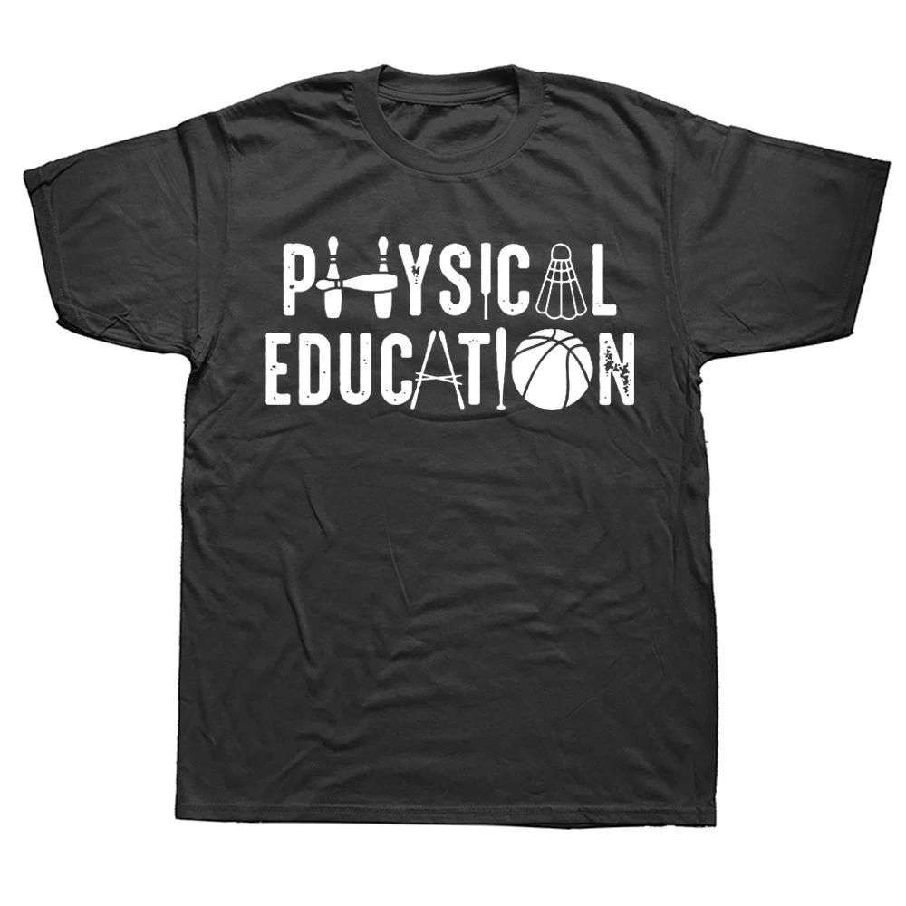 Novelty Awesome Physical Education Teacher Definition T Shirts Graphic Streetwear Short Sleeve Birthday Gifts Summer T-shirt