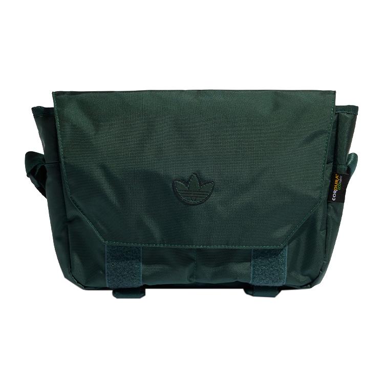 New Adidas Originals Recycled Material Polyamide Sports Bag Messenger Bag Crossbody Bag Shoulder Bag Unisex Mineral Green HL6696