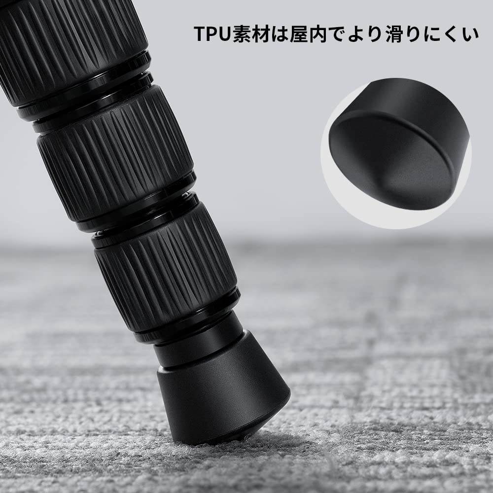 Concept, suport pentru picior de trepied, cauciuc, înlocuire pentru picior, țepi universali, accesorii foto stabile pentru trepied, pachet de 3, K&F anti-alunecare