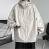 Spring and Autumn Men's New Outdoor Hooded Work Jacket