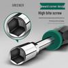 Green Forest 8-in-1 Hex Socket Screwdriver Set with Strong Magnetic 7mm Bit