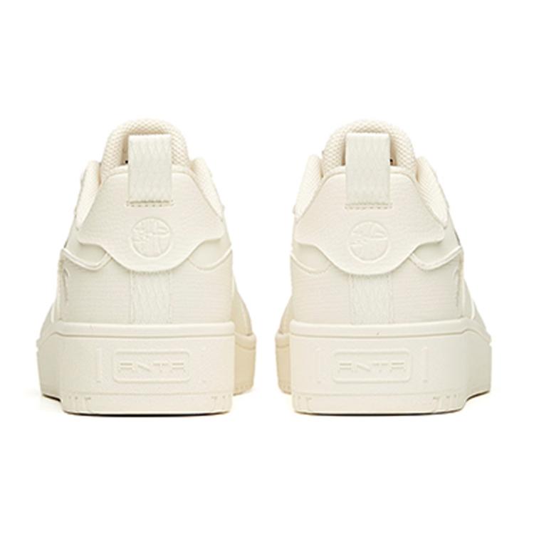 New Anta Low Top Skateboard Shoes Men's Ivory White 912118018-1