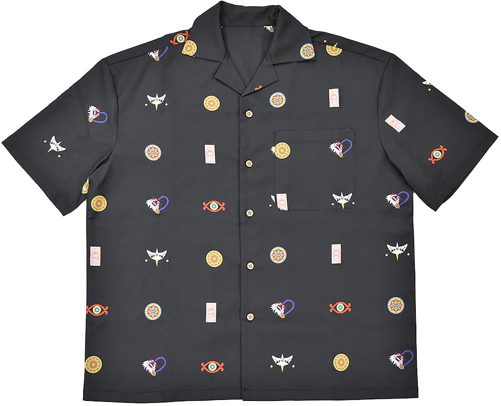 Mononoke Medicine Sacred Object Design Open Collar Shirt Seller s