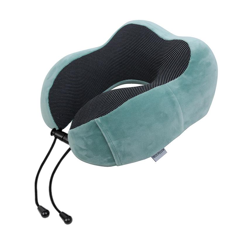 Memory cotton slow rebound pillow travel office lunch break neck pillow pocket aviation pillow