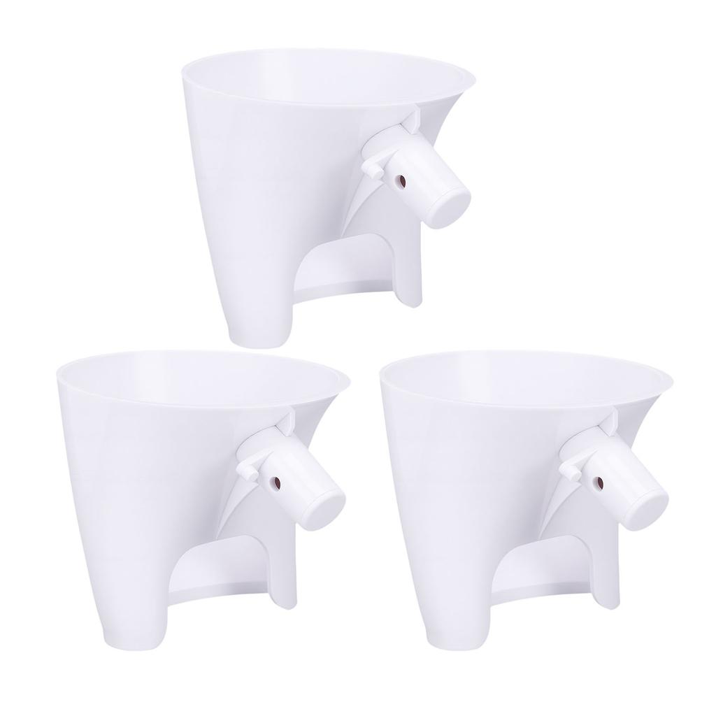 3PCS Flour Funnel Fit for Artisan KSM150 4.5 5 Qt Tilt Head Mixer Anti Splashing Flour Pouring Funnel Dishwasher Safe