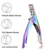 Stainless Steel Colorful Nail Clipper, Nail Clippers, Scissors, Manicure Nail Molding Tool, Adjustable Angle To Trim Nail Shape
